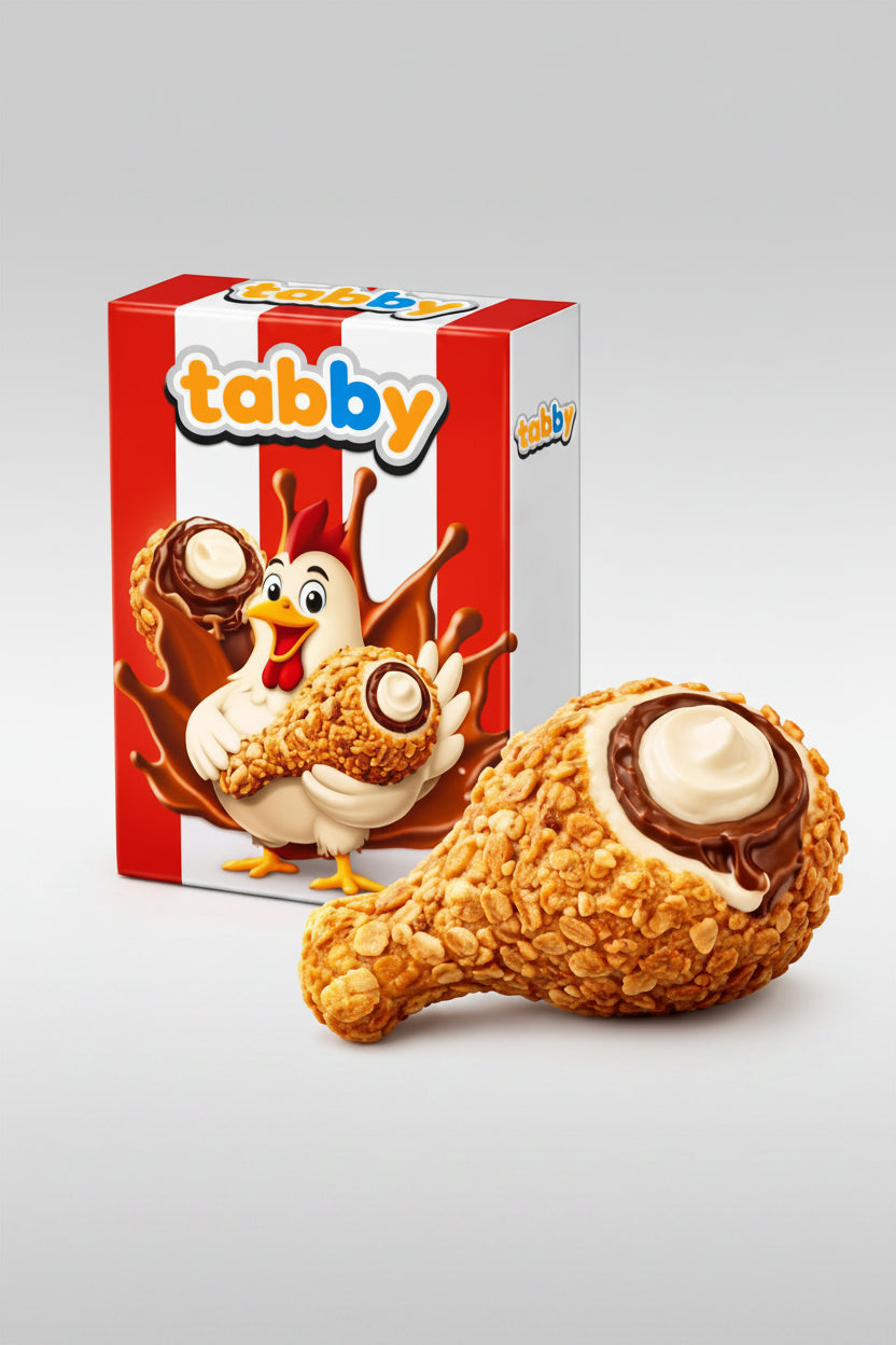 Tabby Chicken leg crumble chocolate 50g